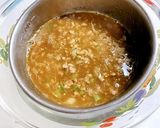 ねぎとひき肉♡カレー風味のつけダレ素麺作り方3写真