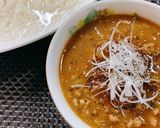 ねぎとひき肉♡カレー風味のつけダレ素麺作り方5写真