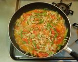夏野菜たっぷりの冷たいパスタ・ボンゴレ作り方4写真