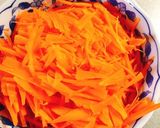簡単☆麺つゆDE人参しりしり作り方1写真