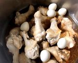 圧力鍋で手羽元とうずらのさっぱり煮込み♪作り方4写真