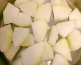 鶏肉と冬瓜の酒蒸し作り方1写真