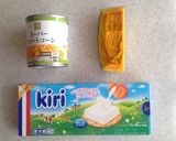 ポリ袋　かぼちゃとクリチーコーンサラダ作り方4写真