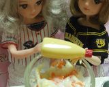 リカちゃんサイズ♡野球シリꕤコールスロー作り方5写真