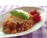 ポリ袋で湯煎洗い物なし ケチャップライス作り方10写真