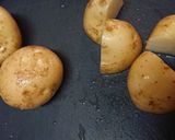 レンチンで簡単【新じゃがとささげの煮物】作り方2写真