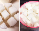 ご飯がすすむ♡ぼんじりと大根の炒め煮作り方1写真