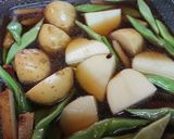 レンチンで簡単【新じゃがとささげの煮物】作り方8写真