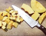 カボチャのカレー炒め作り方1写真