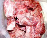 カレーシチュー用牛肉と宮だれでステーキ丼作り方3写真