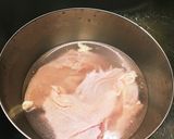 蒸し鶏の香味ソースかけ作り方1写真