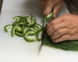 スパムとゴーヤでそうめんチャンプルー♡作り方1写真