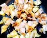 簡単中華風♡夏野菜の鶏ナッツ炒め作り方5写真