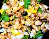 簡単中華風♡夏野菜の鶏ナッツ炒め作り方6写真