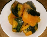 我が家のかぼちゃの煮物。醤油なしで作り方8写真
