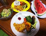 季節の夏おにぎりε=(ﾉ･∀･)ﾂ❤️作り方4写真