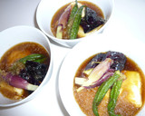 夏野菜と豆腐の揚げ出し作り方4写真