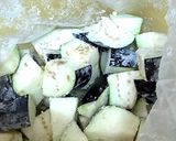揚げ夏野菜の胡麻ダレそうめん作り方5写真