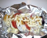 夏野菜とたらのオイマヨホイル焼き作り方5写真