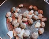 あさりとショートパスタのにんにく炒め作り方4写真