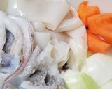 ☆お弁当・おつまみに♪イカバーグ☆作り方1写真