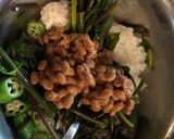 たっぷり大葉のネバネバ納豆丼作り方3写真