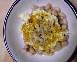 |・）ノ　ツナマヨ×大豆 (カレー風味)作り方1写真