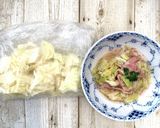 ポリ袋湯煎 キャベツのペペロンチーノ風味作り方8写真