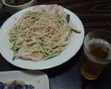 茹で鶏（ゴママヨ味噌ソース）作り方3写真