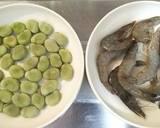 鹿児島そら豆と白姫えびの炒め物作り方1写真