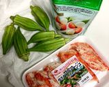 ダビデの星(オクラ)の胡麻和え作り方2写真