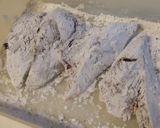 揚げカツオの餡掛けレモン醤油。作り方2写真