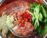 激辛✦酒の肴✦和製タイ料理✦塩辛ヤム✦作り方2写真