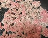 肉味噌をのせた●たまご焼き作り方1写真