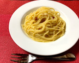 レンジで簡単 白だしの和風 カルボナーラ作り方4写真