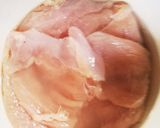 貴女風味で胸肉仕込みました❤️ゆりさん風作り方1写真