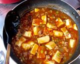 チリ豆腐作り方7写真