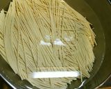 コーンスープの素でカルボナーラ作り方1写真
