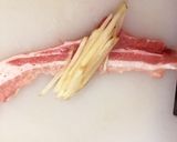 新生姜最後は肉巻き野菜も巻き巻き！作り方2写真
