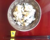 ポリ袋で湯煎『白だし味のひじきご飯』作り方7写真