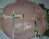 超簡単♪ハムチーズ大葉マヨ餃子スナック♪作り方1写真