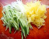 そうめんカボチャと胡瓜、セロリの和え物作り方2写真