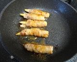 ヤングコーン豚バラ肉巻作り方2写真