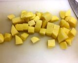 鳥ひき肉とニラのポテトサラダ作り方2写真