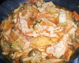 じゅわぁぁぁんな油揚げとキムチ丼作り方5写真