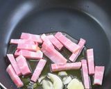 ベーコンと夏野菜と青唐辛子の簡単パスタ作り方4写真