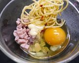 レンジで簡単！たまごパスタサラダ作り方2写真