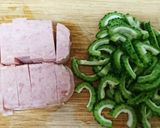 ゴーヤチャンプルー風パスタ作り方1写真