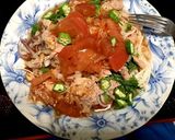 トマトジュースで洋風素麺作り方5写真