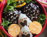 【簡単】 キャラ弁 とんがり頭の顔むすび作り方14写真
